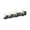 Z-Lite Beckett 4 Light Vanity, Matte Black And Clear Seedy 492-4V-MB - alternate 3